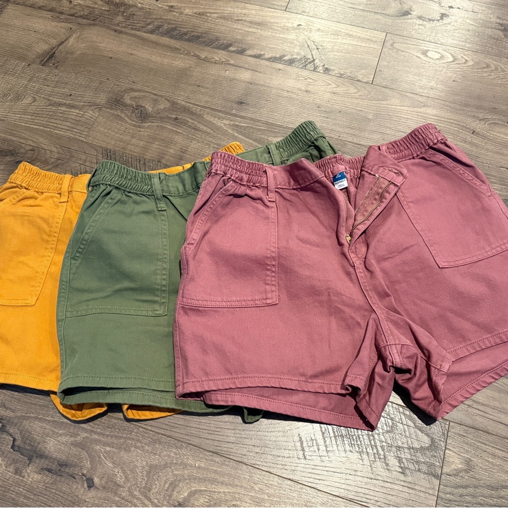 Old Navy Colorful Cotton Shorts Set